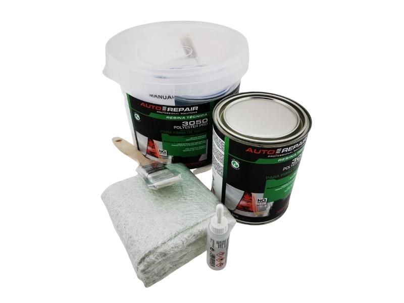 Kit reparacion fibra de vidrio - Pintura para coches