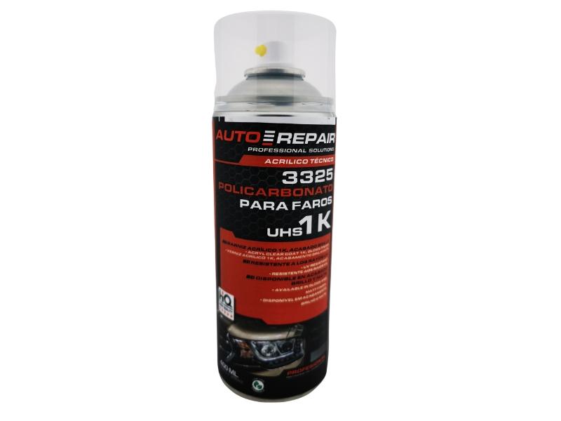 AutoRepair 3325 - Barniz en spray para faros UHS 1k Policarbonatos 400 Ml.