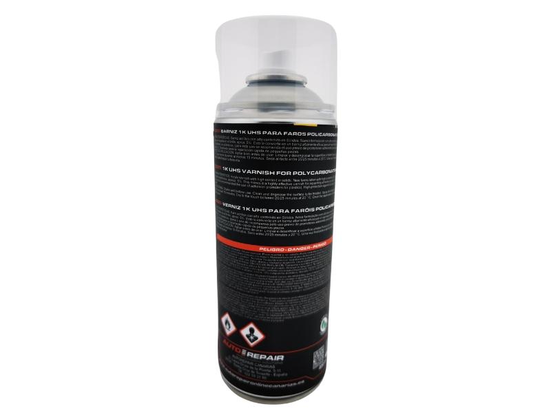 AutoRepair 3325 - Barniz en spray para faros UHS 1k Policarbonatos 400 Ml.