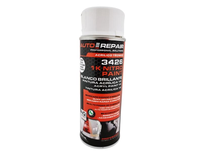 AutoRepair 3426 - Pintura en spray blanco brillante 400 ml.