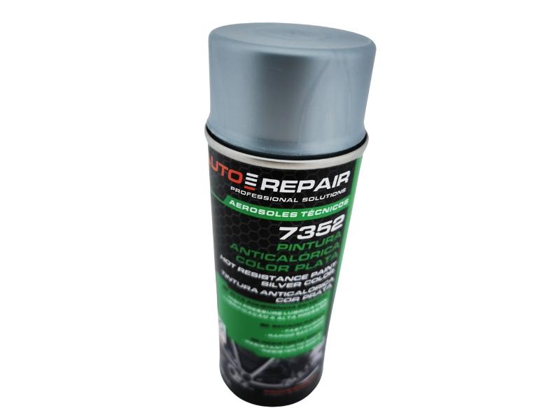 AutoRepair 7352 - Pintura anticalórica plata 400 ml.