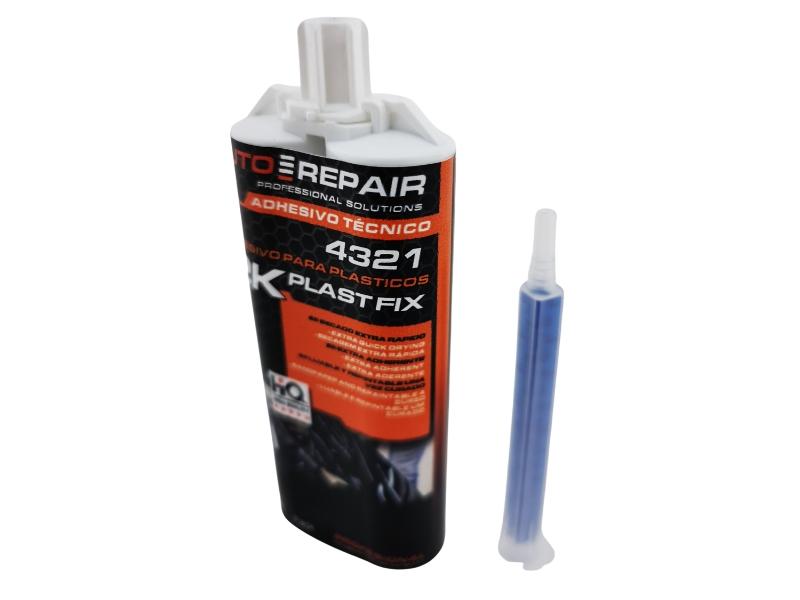 AutoRepair 4321 - Plast Fix Bicomponente Extra Rápido 50 Ml.