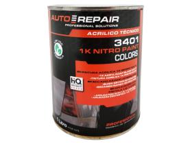 AutoRepair 3401 - Pintura nitro negro mate 1 l.