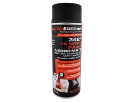 AutoRepair 3421 - Pintura en spray negro mate 400 ml.