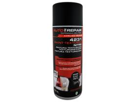 AutoRepair 4231 - Pintura texturada en spray negro 400 ml.