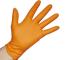 AutoRepair 3921 - Guante de nitrilo naranja diamantado talla "L". 50 u